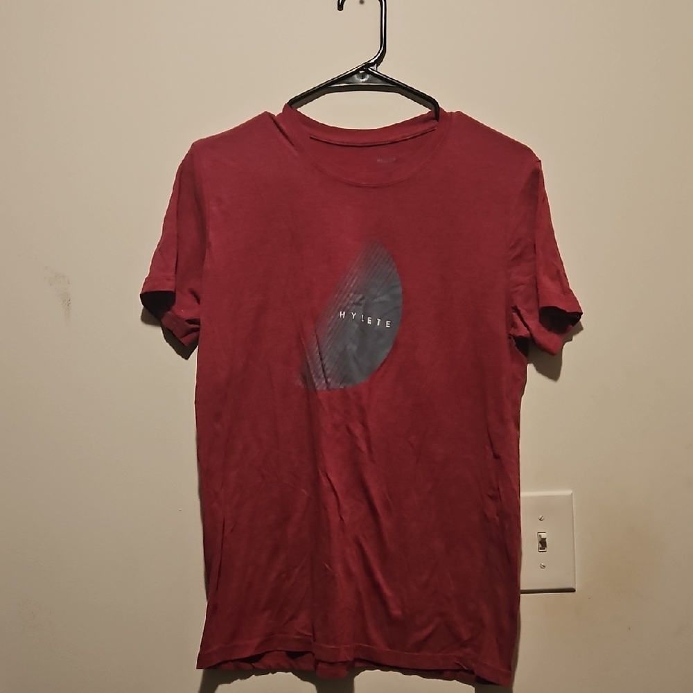 Hylete Maroon Short Sleeve Tee